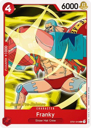 Franky (ST01-010) Super Pre-Release Cards