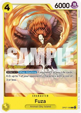 Fuza (OP07-106) Pre-Release Cards