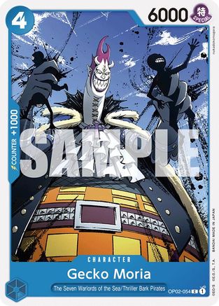 Gecko Moria (OP02-054) (Reprint)