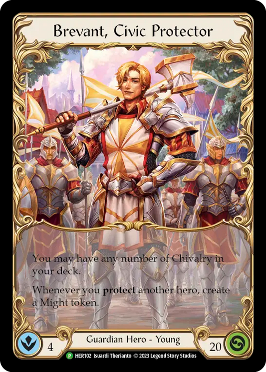 Brevant, Civic Protector (HER102) Cold Foil - FaB Promos
