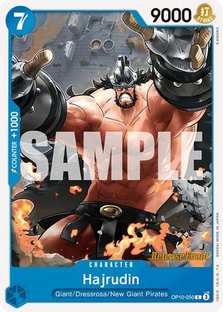 Hajrudin (OP10-050) Release Event Cards