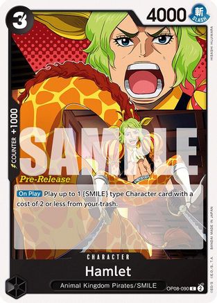 Hamlet (OP08-090) Pre-Release Cards