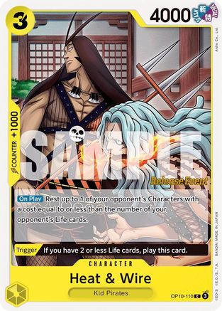 Heat & Wire (OP10-110) Release Event Cards