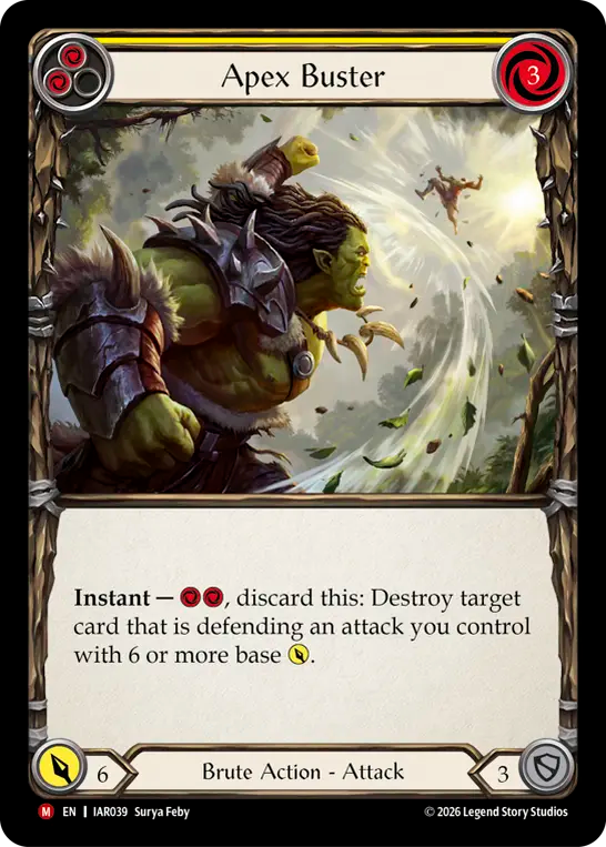 Apex Buster (Yellow) (IAR039) - Usurp the Shadow Throne