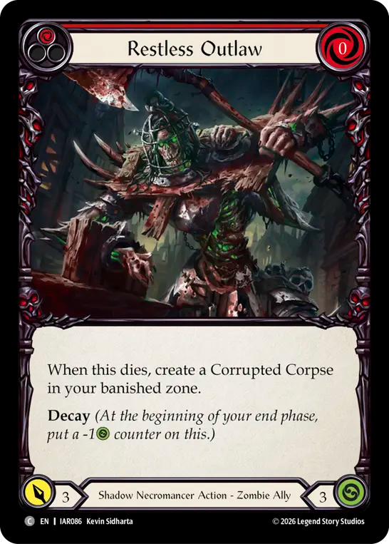 Restless Outlaw (Red) (IAR086) - Usurp the Shadow Throne