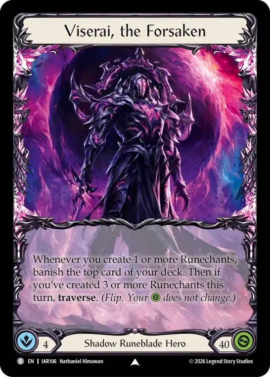 Viserai, the Forsaken // Viserai, Usurper (IAR106) - Usurp the Shadow Throne