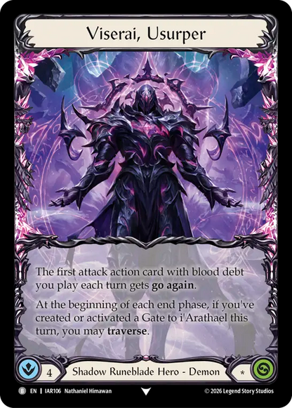 Viserai, the Forsaken // Viserai, Usurper (IAR106) - Usurp the Shadow Throne