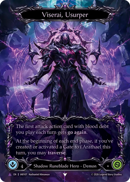Viserai, Between Worlds // Viserai, Usurper (IAR107) Cold Foil - Usurp the Shadow Throne