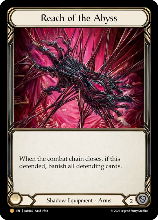 Reach of the Abyss (IAR160) Rainbow Foil - Usurp the Shadow Throne