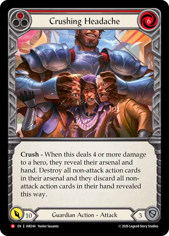 Crushing Headache (Red) (IAR244) - Usurp the Shadow Throne
