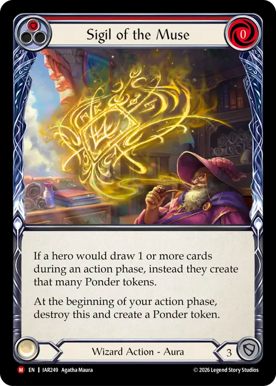 Sigil of the Muse (Red) (IAR249) - Usurp the Shadow Throne
