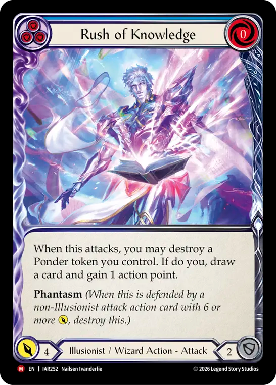 Rush of Knowledge (Blue) (IAR252) - Usurp the Shadow Throne