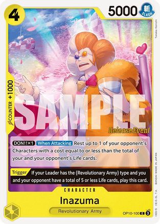 Inazuma (OP10-100) Release Event Cards