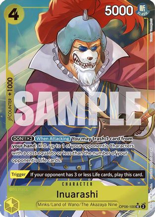 Inuarashi (Full Art) (OP06-100) Foil