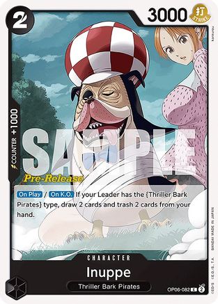Inuppe (OP06-082) Pre-Release Cards