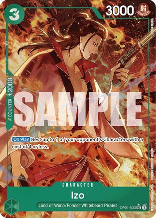 Izo (Alternate Art) (OP01-033) Foil