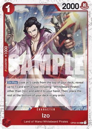 Izo (Jolly Roger Foil) (OP03-003) Foil