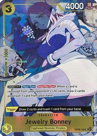 Jewelry Bonney (Illustration Box EX) (OP08-105) Foil