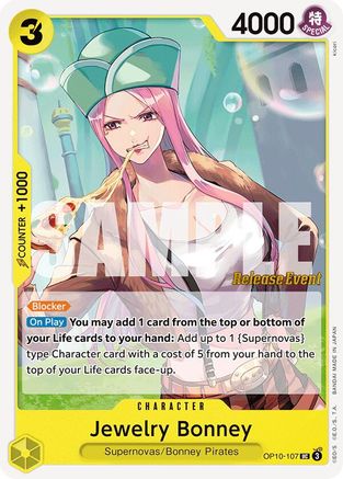 Jewelry Bonney (OP10-107) Release Event Cards