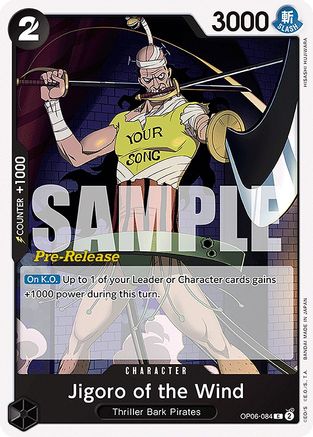 Jigoro of the Wind (OP06-084) Pre-Release Cards