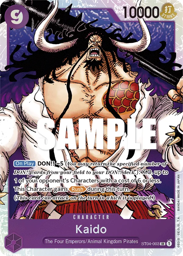Kaido (ST04-003) Foil