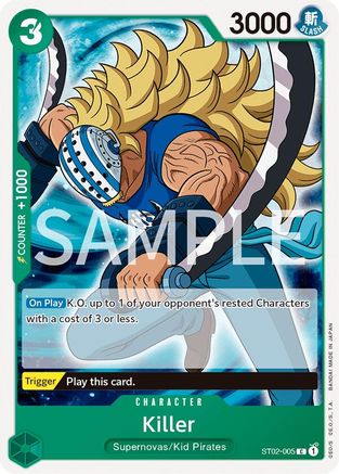 Killer (ST02-005) Revision Pack Cards
