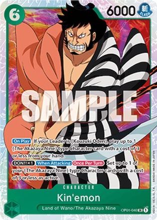 Kin'emon (OP01-040) Foil