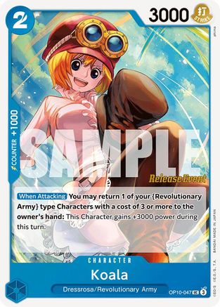 Koala (OP10-047) Release Event Cards