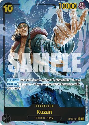 Kuzan (Alternate Art) (OP02-121) Foil