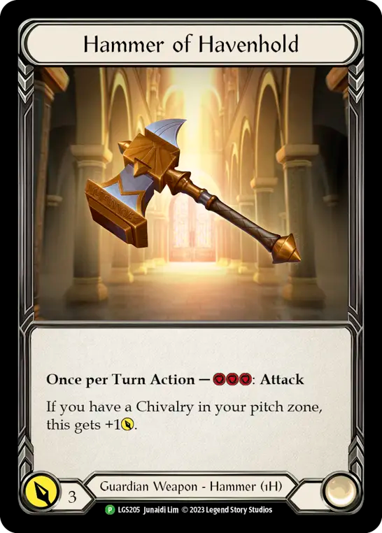 Hammer of Havenhold (LGS205) Rainbow Foil - FaB Promos