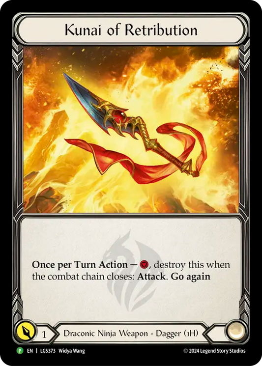 Kunai of Retribution (LGS373) Rainbow Foil - FaB Promos