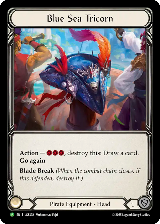 Blue Sea Tricorn (LGS392) Cold Foil - FaB Promos