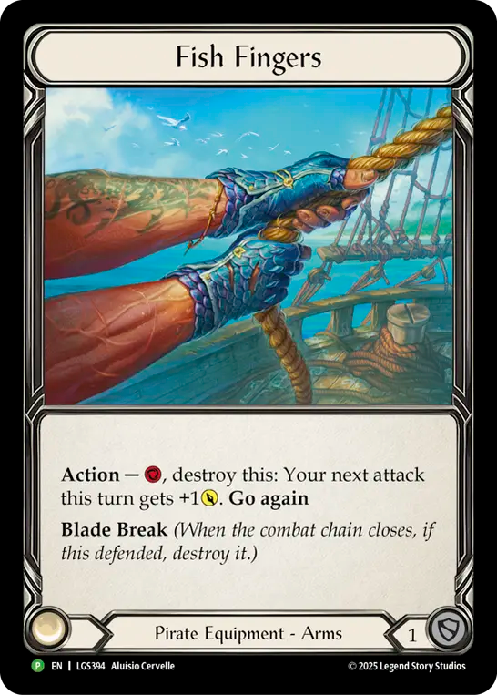 Fish Fingers (LGS394) Cold Foil - FaB Promos
