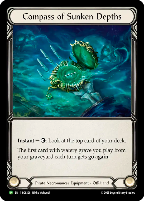 Compass of Sunken Depths (LGS398) Rainbow Foil - FaB Promos