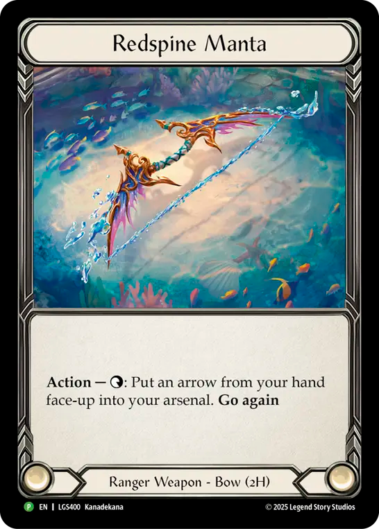 Redspine Manta (LGS400) Rainbow Foil - FaB Promos