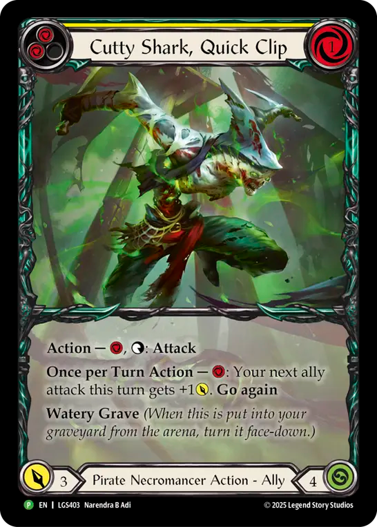 Cutty Shark, Quick Clip (LGS403) Rainbow Foil - FaB Promos