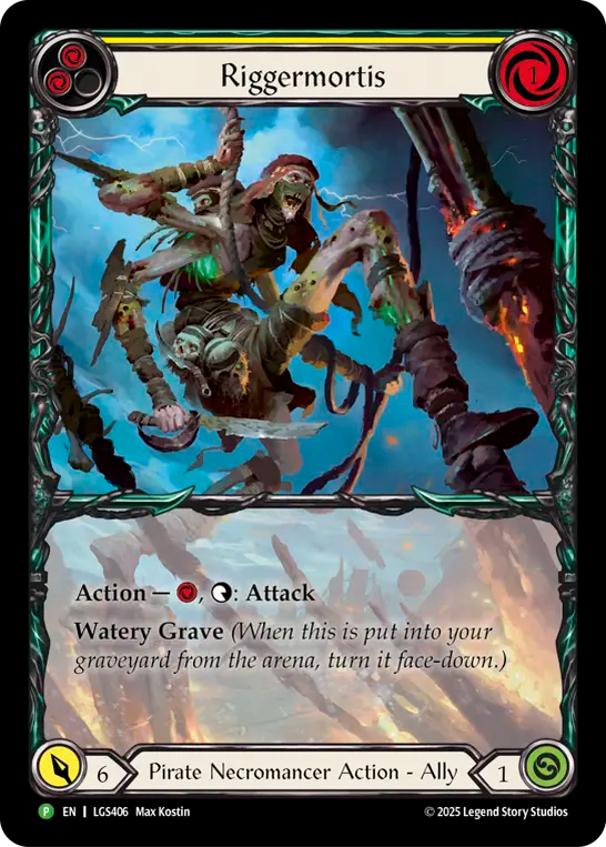 Riggermortis (LGS406) Rainbow Foil - FaB Promos