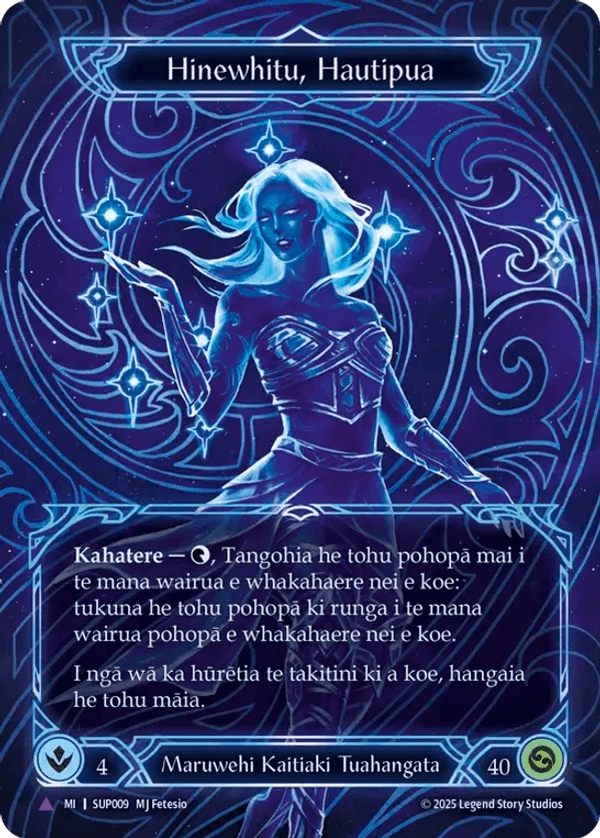 Hinewhitu, Hautipua (Pleiades, Superstar) (Marvel) (MI) (SUP009) Cold Foil - Super Slam