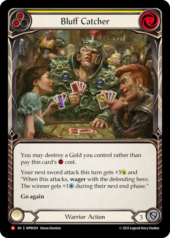 Bluff Catcher (Yellow) (MPW029) - Mastery Pack Warrior