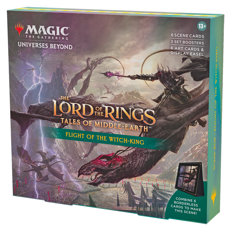 The Lord of the Rings: Tales of Middle-earth Scene Box - Flight of the Witch-king | Silver Goblin