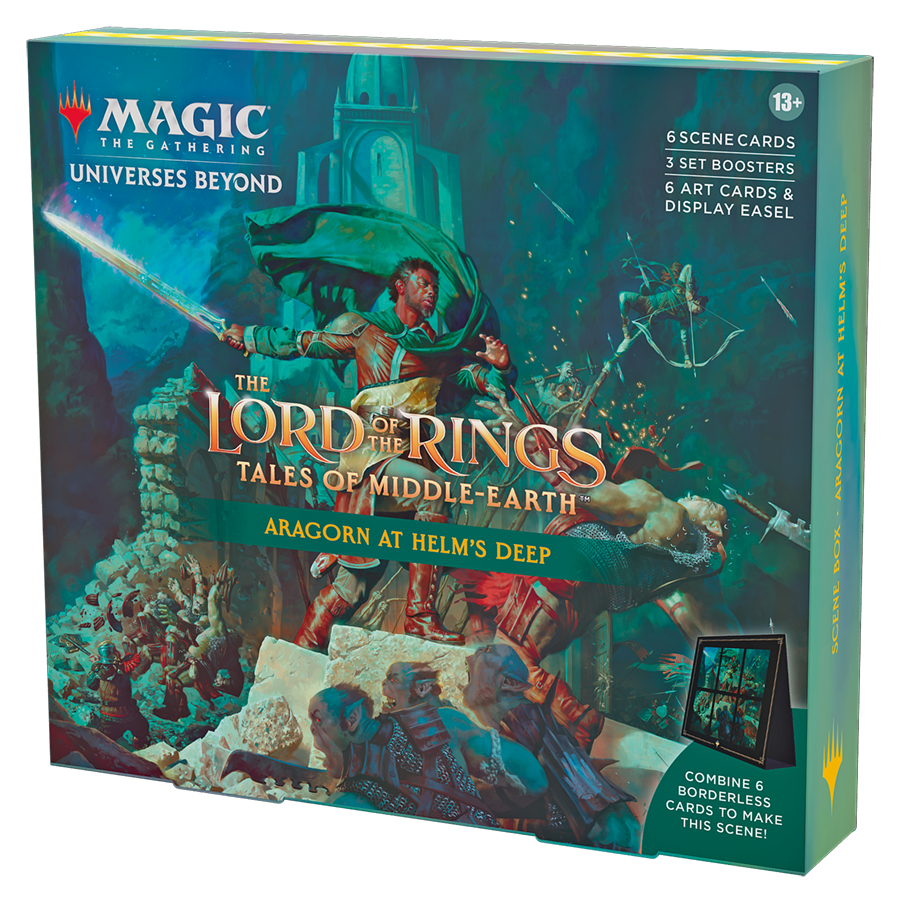 The Lord of the Rings: Tales of Middle-earth Scene Box - Aragorn at Helm’s Deep | Silver Goblin