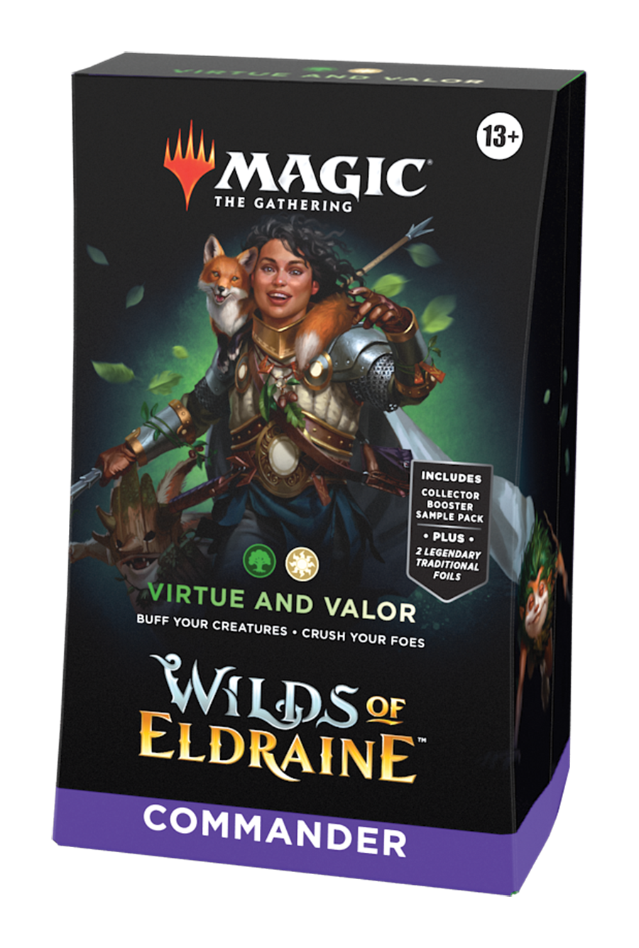 Wilds of Eldraine Commander  - Virtue and Valor | Silver Goblin