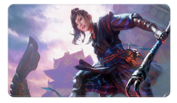 Commander Series Playmat Stiched Yuriko, the Tiger’s Shadow | Silver Goblin