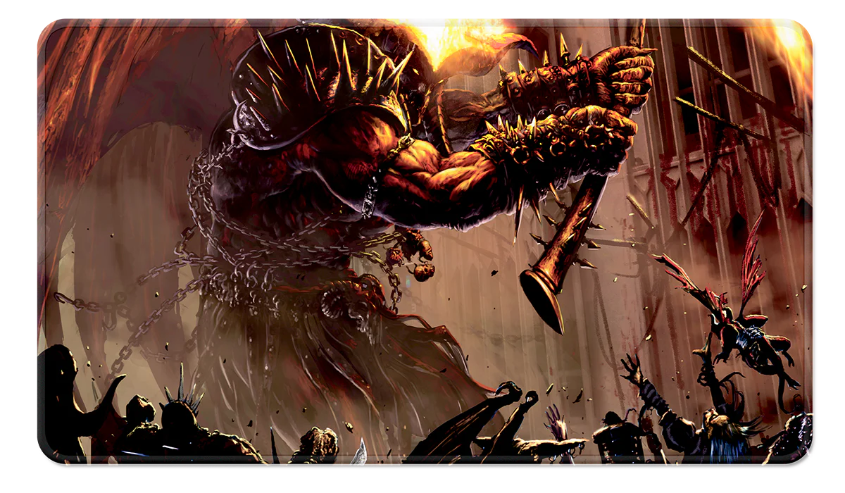 Commander Series Playmat Stitched Rakdos, Lord of Riots | Silver Goblin