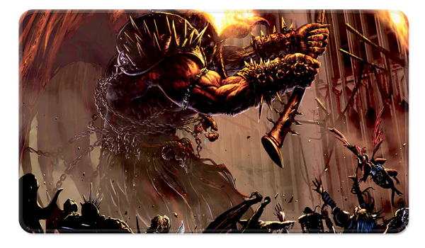Commander Series Playmat Stiched Rakdos, Lord of Riots | Silver Goblin