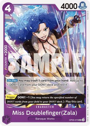 Miss Doublefinger(Zala) (Reprint) (OP05-073)