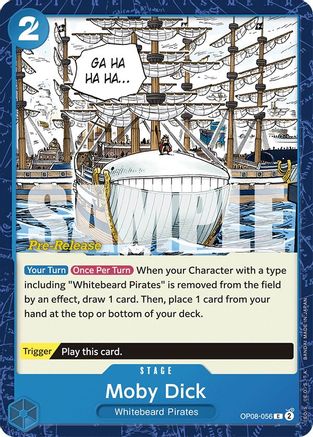 Moby Dick (OP08-056) Pre-Release Cards