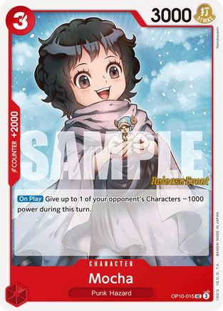 Mocha (OP10-015) Release Event Cards