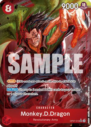 Monkey.D.Dragon (Parallel) (OP07-015) Foil