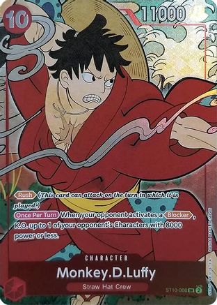 Monkey.D.Luffy (English Version 1st Anniversary Set) (ST10-006) Foil